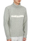 Men's Koromico Logo Knit Turtleneck Gray - MARK & LONA - BALAAN 4