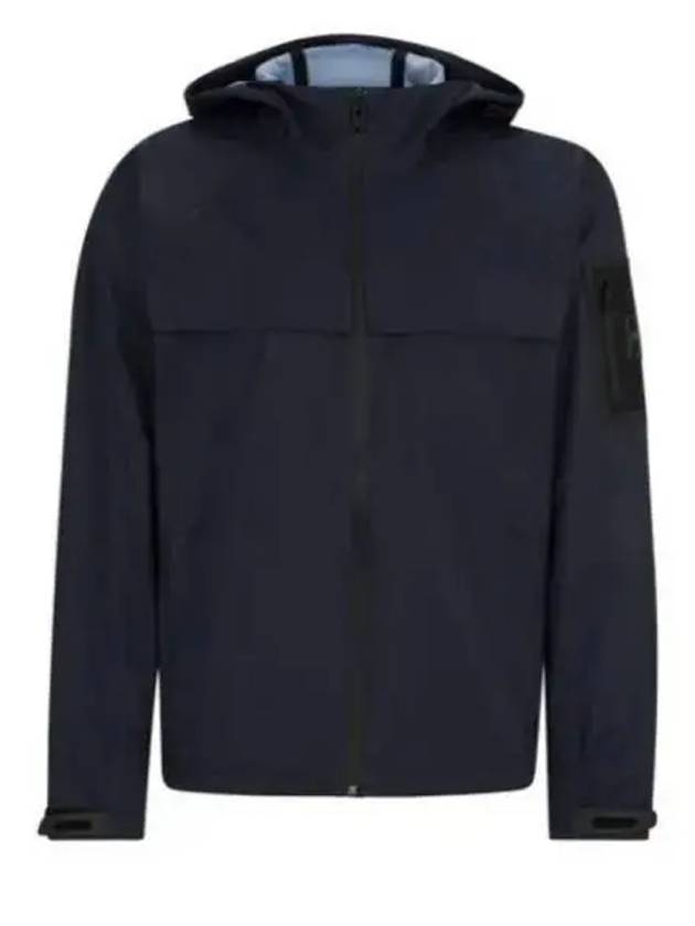 Logo Patch Hooded Jacket Black - HUGO BOSS - BALAAN 2