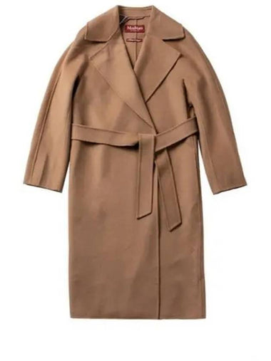 Cles Belt Single Coat Camel - MAX MARA - BALAAN 1