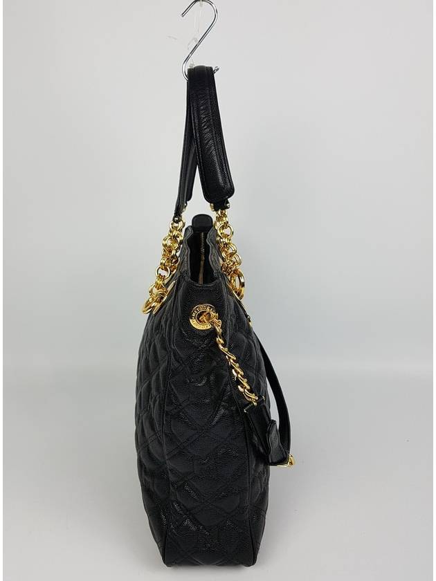 Macrocity gold quilted leather shoulder bag - METROCITY - BALAAN 3