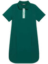 Women's Dennis Golf Mini Dress Rain Forest - J.LINDEBERG - BALAAN 2