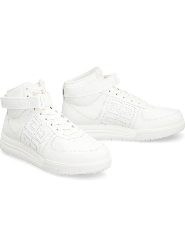 G4 Leather High Top Sneakers White - GIVENCHY - BALAAN 2