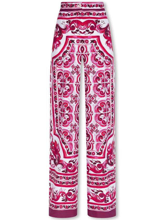 majolica print wide pants FTCTQTGDBUV - DOLCE&GABBANA - BALAAN 2