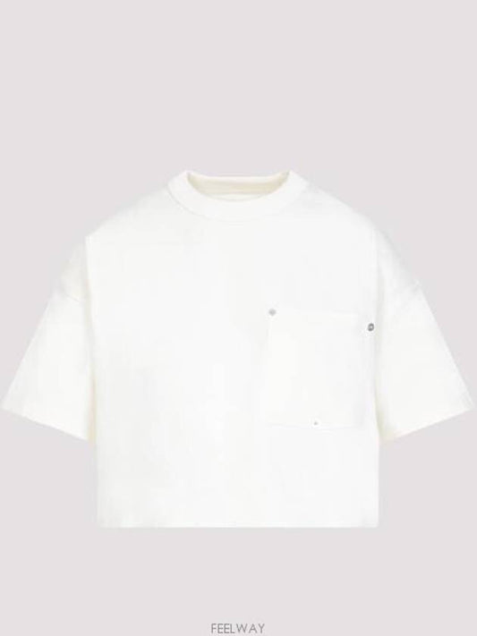 Crew Neck Pocket Short Sleeve T-Shirt White - BOTTEGA VENETA - BALAAN 2