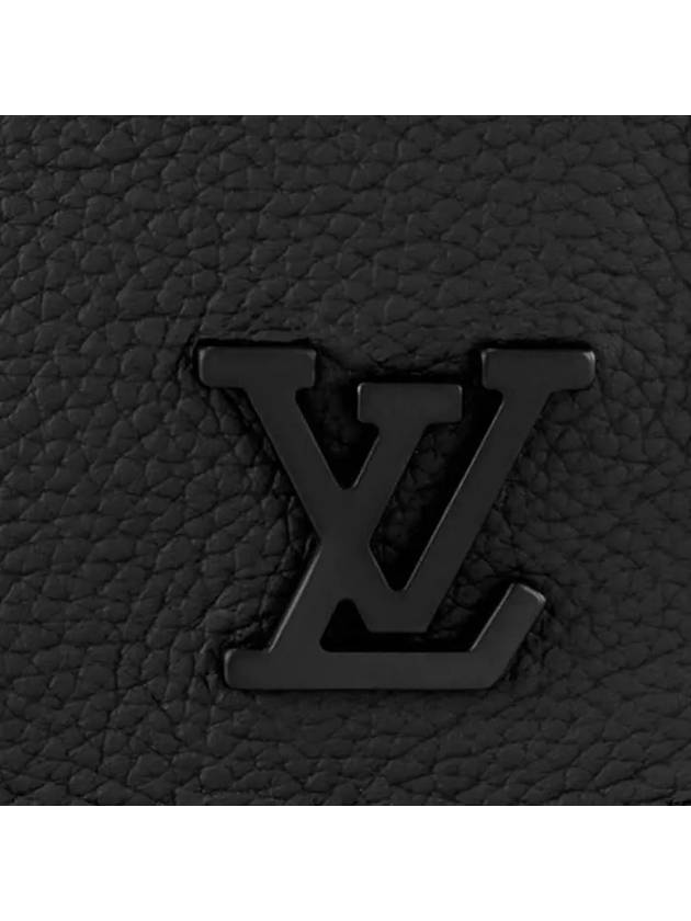 Aerogram Pocket Organizer Card Wallet Black - LOUIS VUITTON - BALAAN 6