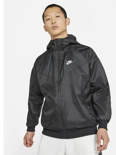 Men's Sportswear Windrunner Woven Windbreaker Black - NIKE - BALAAN 2