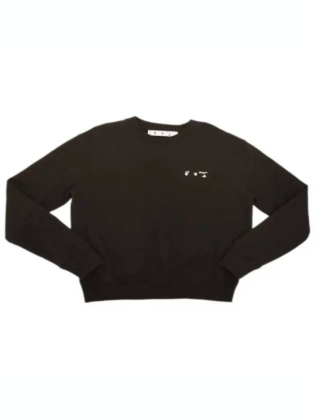 Hands Logo Crew Neck Sweatshirt Black - OFF WHITE - BALAAN 2