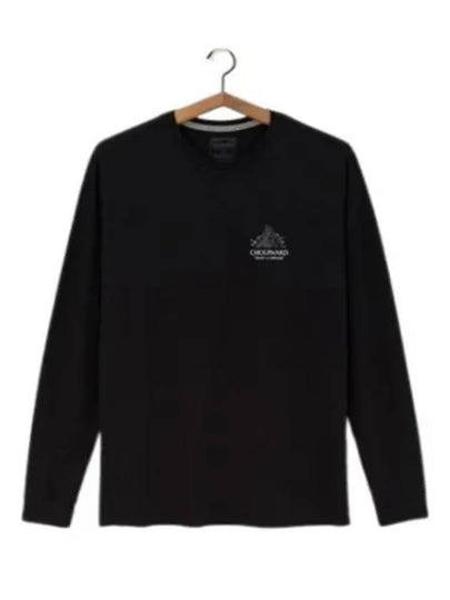 Men's Chouinard Crest Responsibili Long Sleeve T-Shirt Black - PATAGONIA - BALAAN 2