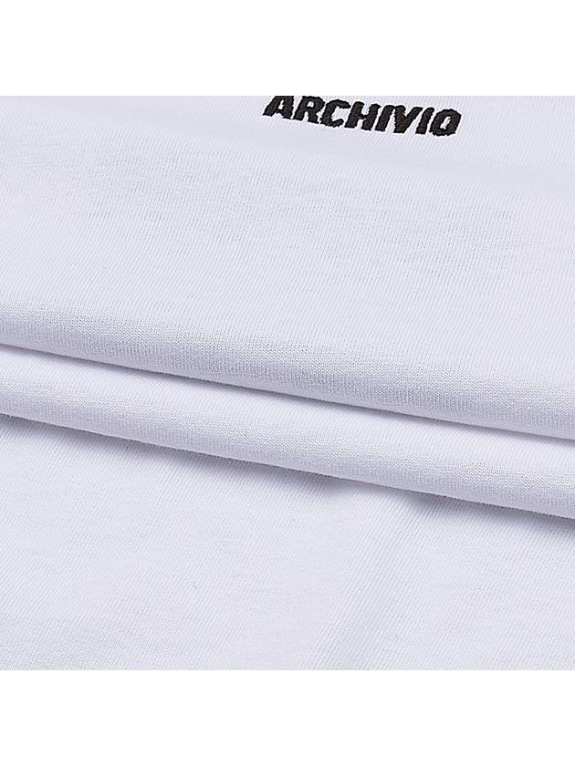 Archivio Cotton Short Sleeve T Shirt White - STONE ISLAND - BALAAN 10