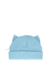 Charles Jeffrey Loverboy Ribbed Knit Chunky Ear Wool Beanie Blue - CHARLES JEFFREY LOVERBOY - BALAAN 3