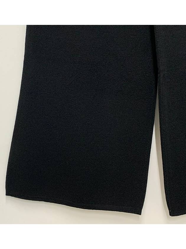 Zigote Wide Wool Slacks Black - MAX MARA - BALAAN 8