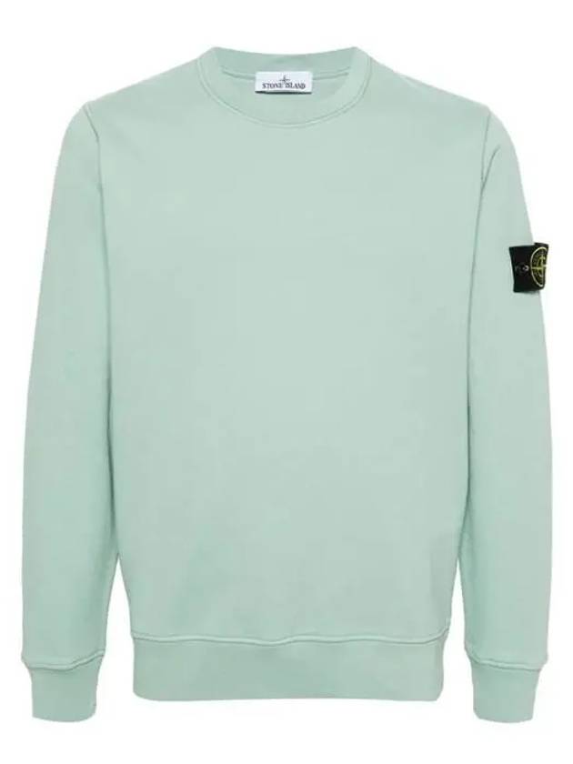 Wappen Patch Garment Dyed Sweatshirt Green - STONE ISLAND - BALAAN 2