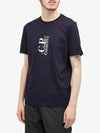 30/1 Jersey British Sailor Short Sleeve T-Shirt Navy - CP COMPANY - BALAAN 3