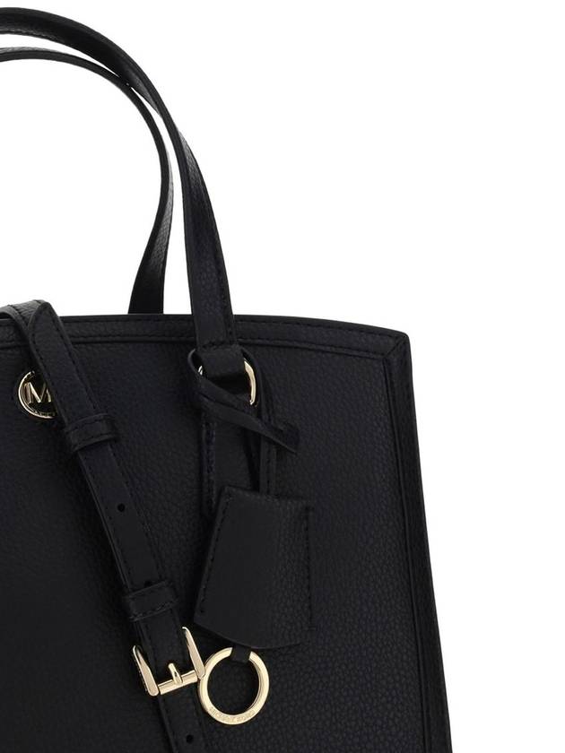 Chantal Medium Pebbled Leather Tote Bag Black - MICHAEL KORS - BALAAN 6