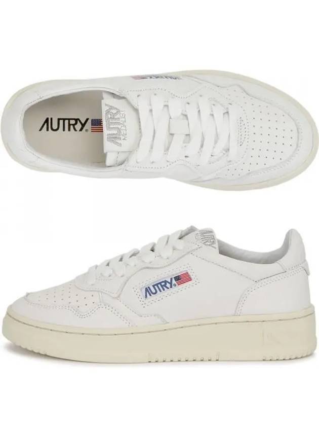 Medalist Goatskin Low Top Sneakers White - AUTRY - BALAAN 2