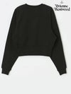 Spray ORB Logo Sweatshirt Black - VIVIENNE WESTWOOD - BALAAN 4