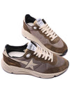 Running Sole Mesh Low Top Sneakers Olive Green - GOLDEN GOOSE - BALAAN 6