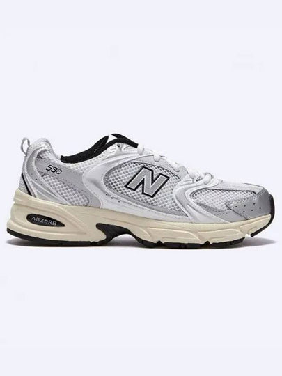 530 Low Top Sneakers Silver Cream - NEW BALANCE - BALAAN 2