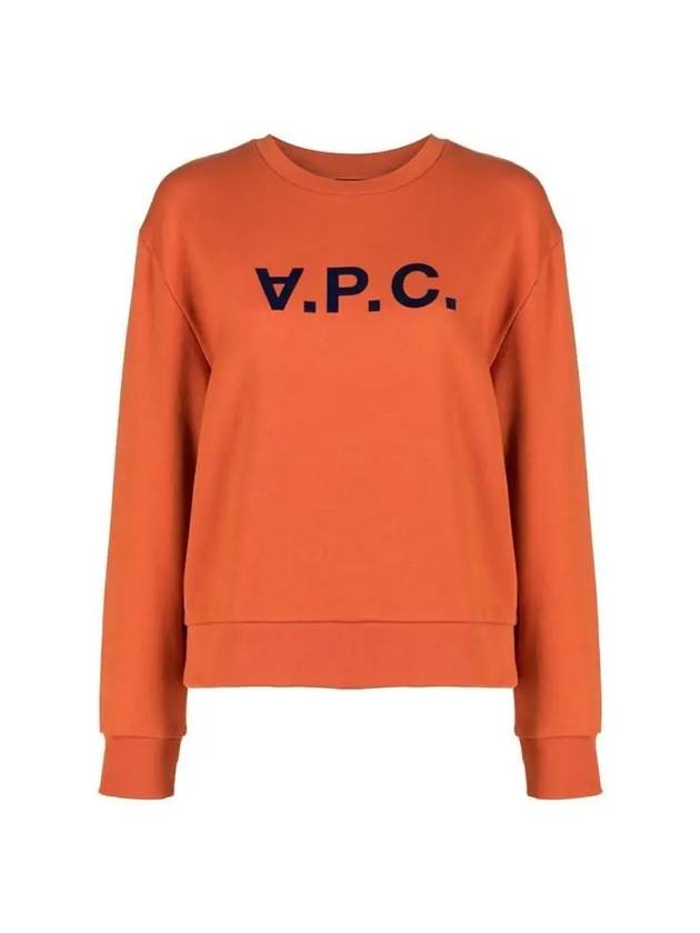 Elisa Logo Print Sweatshirt Brick Red - A.P.C. - BALAAN 1