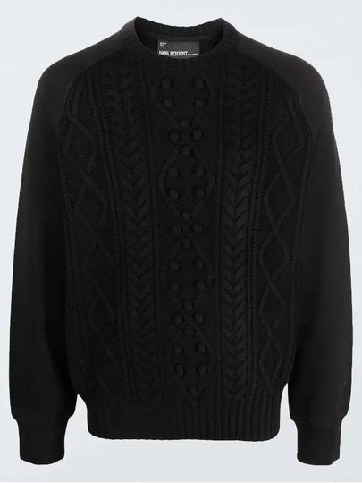 Hybrid Knit Top Black - NEIL BARRETT - BALAAN 2