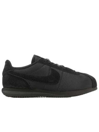 Cortez Textile Low Top Sneakers Black - NIKE - BALAAN 1