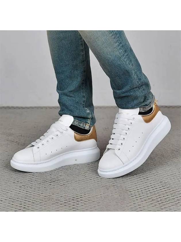 Oversole Gold Tab Low Top Sneakers White - ALEXANDER MCQUEEN - BALAAN 10