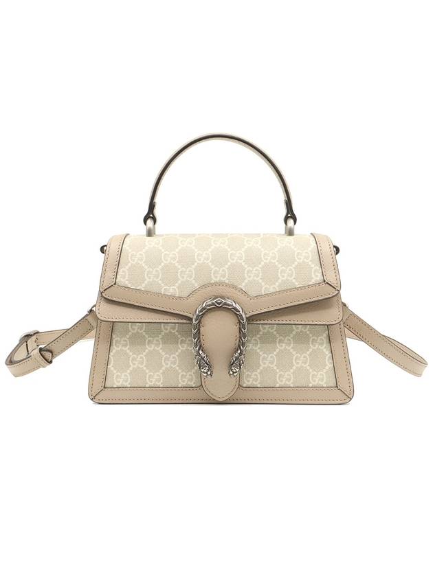 Women s Gucci 739496 GG Beige White Supreme Canvas Dionysus Top Handle 2WAY gt bag Gangbuk used luxury goods - GUCCI - BALAAN 2