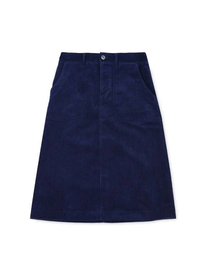 WoMen's Jennie A-Line Skirt Dark Blue - A.P.C. - BALAAN 2