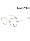 Glasses Frame LNV256SLB 771 Round Titanium Women s - LANVIN - BALAAN 2