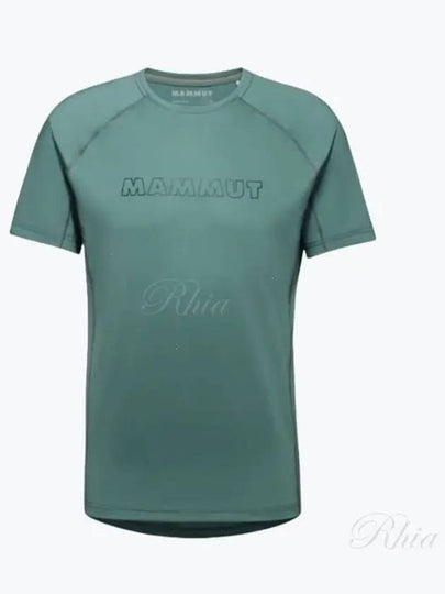 Men's Selun FL Logo Short Sleeve T-Shirt Dark Jade - MAMMUT - BALAAN 2