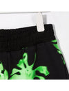 Kids Logo Leaf Print Shorts MS028924 080 - MSGM - BALAAN 4