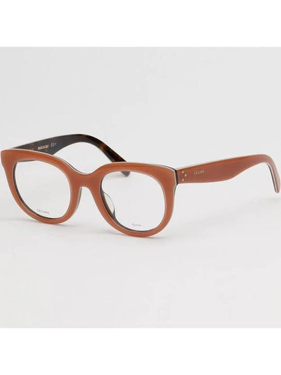 Eyewear Logo Round Eyeglasses Brown - CELINE - BALAAN 2