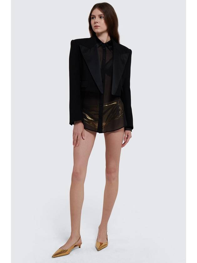 shorts tuxedo jacket in double wool F26X5TFU227N0000 B0270741132 - DOLCE&GABBANA - BALAAN 1