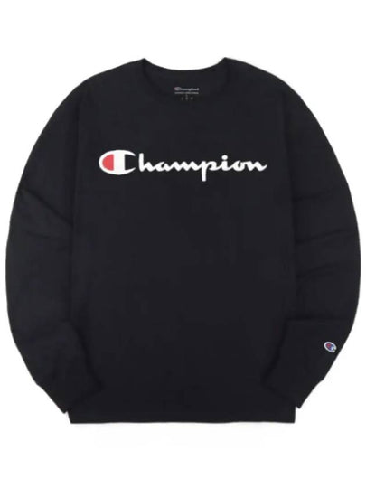 Classic graphic big logo long sleeve CH BT78 black - CHAMPION - BALAAN 2