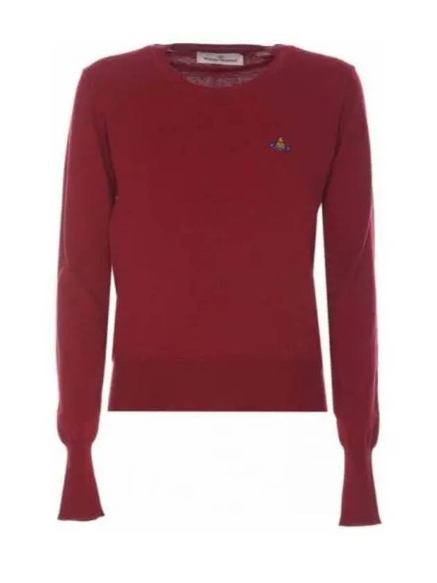 ORB Logo Knit Top Red - VIVIENNE WESTWOOD - BALAAN 2