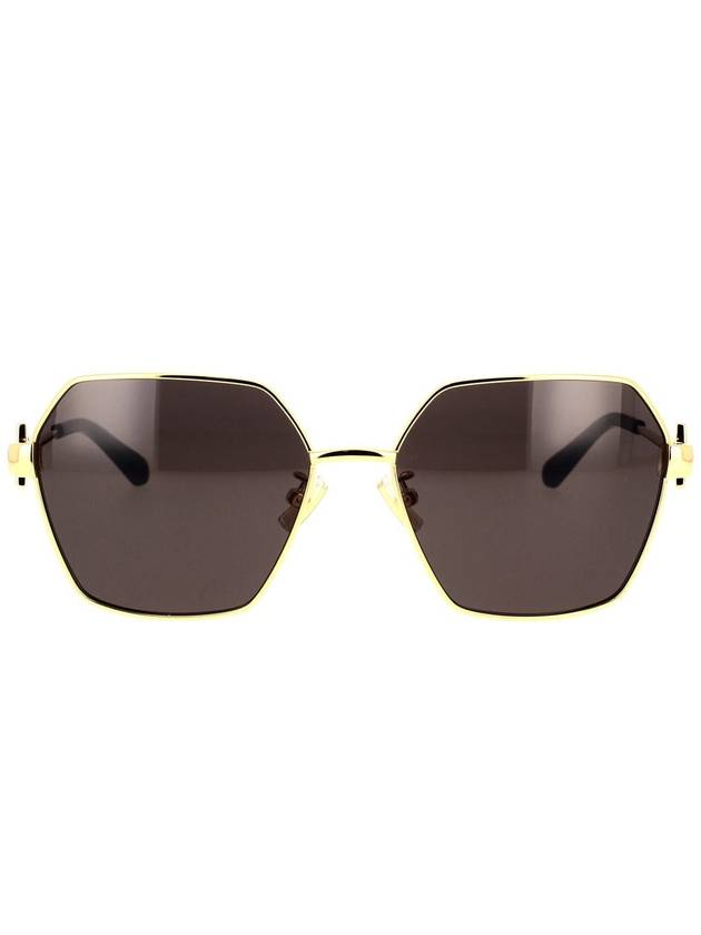 EYEWEAR Tinted Geometric Frame Sunglasses - BOTTEGA VENETA - BALAAN 2