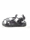 Leather buckle sandal slippers 6 250 - PRADA - BALAAN 4