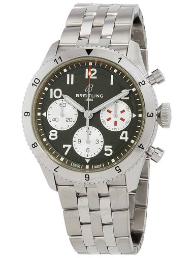 Breitling Classic Avi 42 Curtiss Warhawk Chronograph Automatic Green Dial Men's Watch A233802A1L1A1 - BREITLING - BALAAN 1