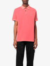 Men's Logo Patch Short Sleeve Polo Shirt Cyclamen - STONE ISLAND - BALAAN 2