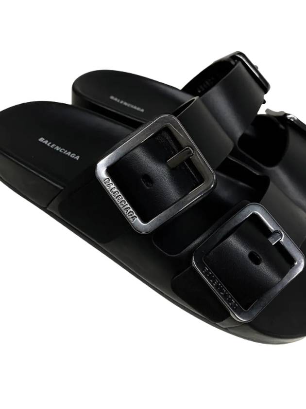 Mallorca Strap Slippers Black - BALENCIAGA - BALAAN 4