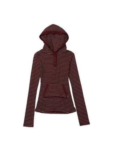 striped hoodie burgundy - SCULPTOR - BALAAN 1