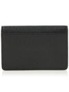 Gancini Leather Card Wallet Black - SALVATORE FERRAGAMO - BALAAN 4