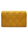 Women s AP0214 Classic Caviar Snap Yellow Silver Card Wallet - CHANEL - BALAAN 3