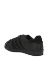 Superstar Leather Low Top Sneakers Black - Y-3 - BALAAN 4