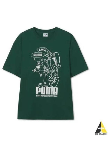 LMC Graphic Short Sleeve T Shirt Green 940067 03 - PUMA - BALAAN 1