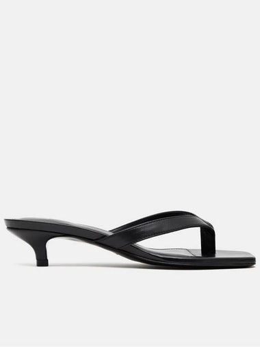 Leather Heeled Flip Flops - TOTEME - BALAAN 1