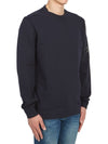 Diagonal Raised Fleece Sweatshirt Navy - CP COMPANY - BALAAN 4