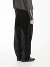 Men s Wide Baggie Trousers black coduroy whyso24FW13 - WHYSOCEREALZ - BALAAN 4