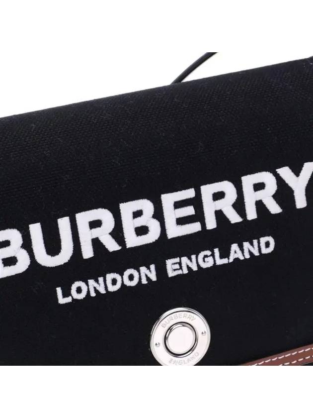 Cotton Technical Leather Cross Bag - BURBERRY - BALAAN 7