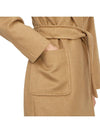 Rialto Collar Robe Single Coat Camel - MAX MARA - BALAAN 7